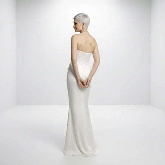 Elegante Satijnen Jurk Nordlyre