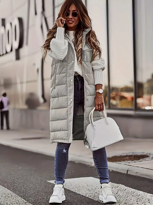 Lange gevoerde damesjas Nordlyre