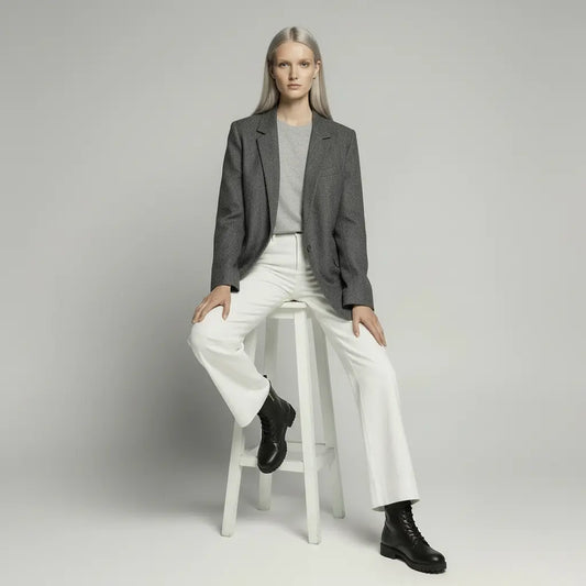 Halfhoge Veterlaarzen Nordlyre