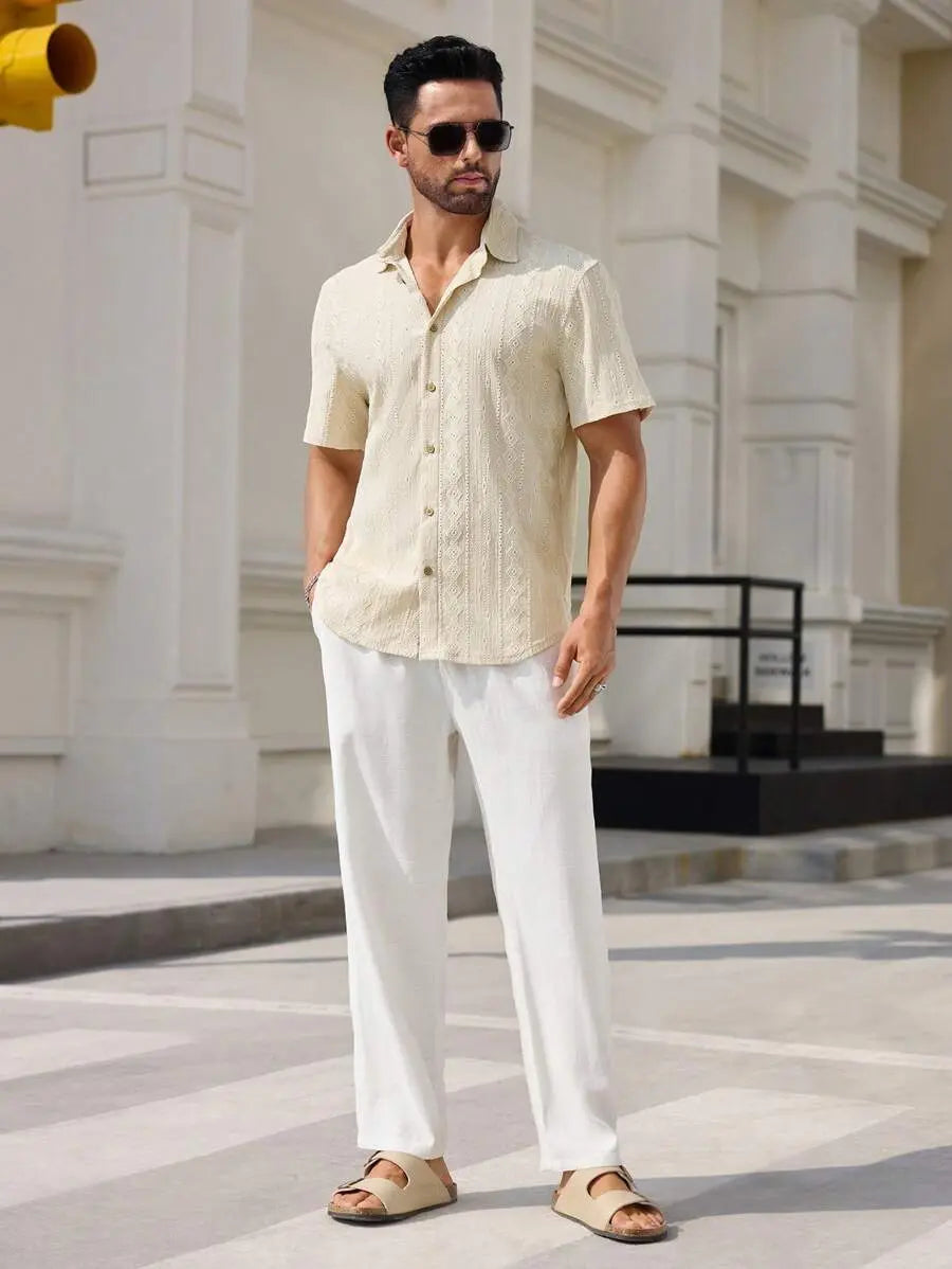 Linnen Drawstring Broek – Licht, Ademend & Zomers Comfort Nordlyre