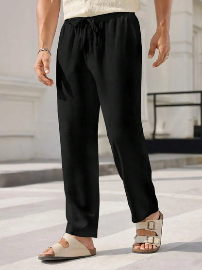 Linnen Drawstring Broek – Licht, Ademend & Zomers Comfort Nordlyre