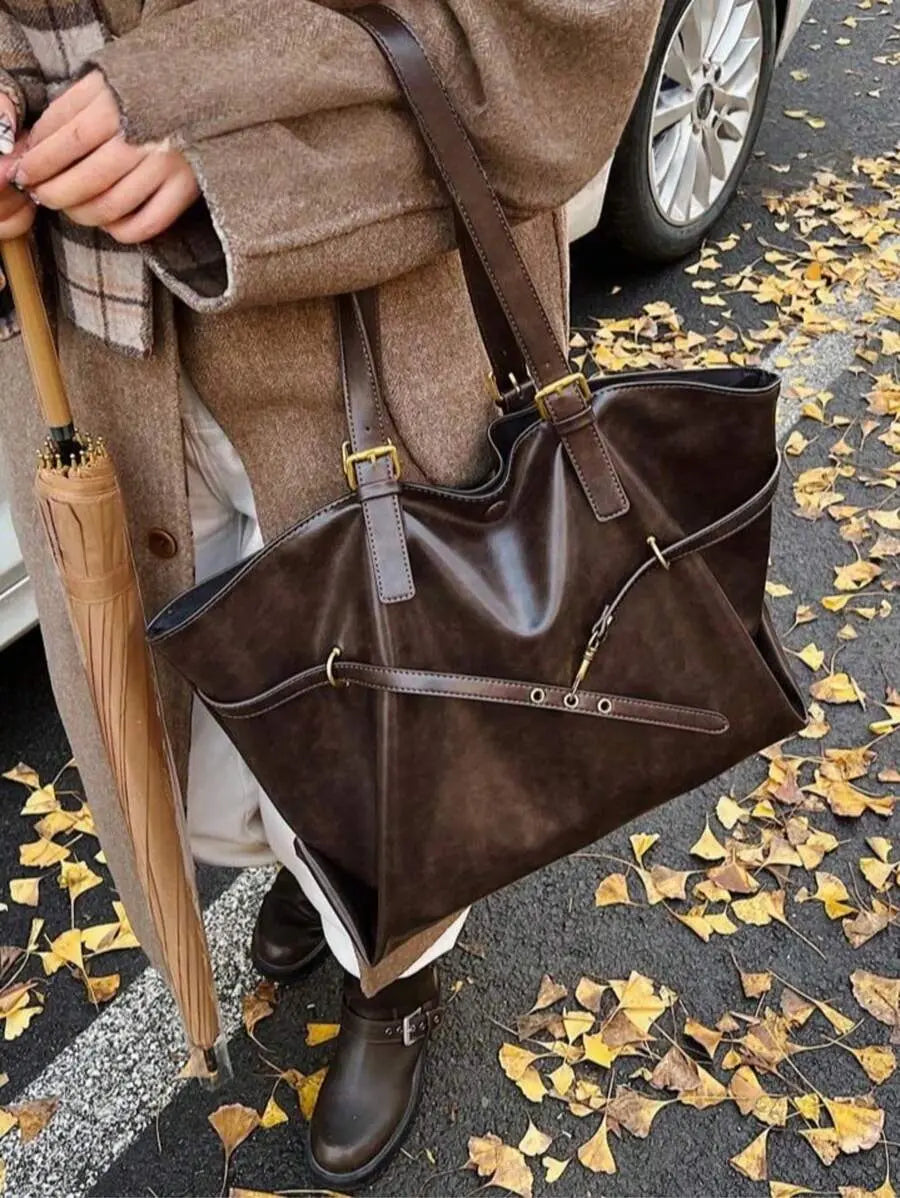 Grote Draagtas Dames met Gouden Details Nordlyre