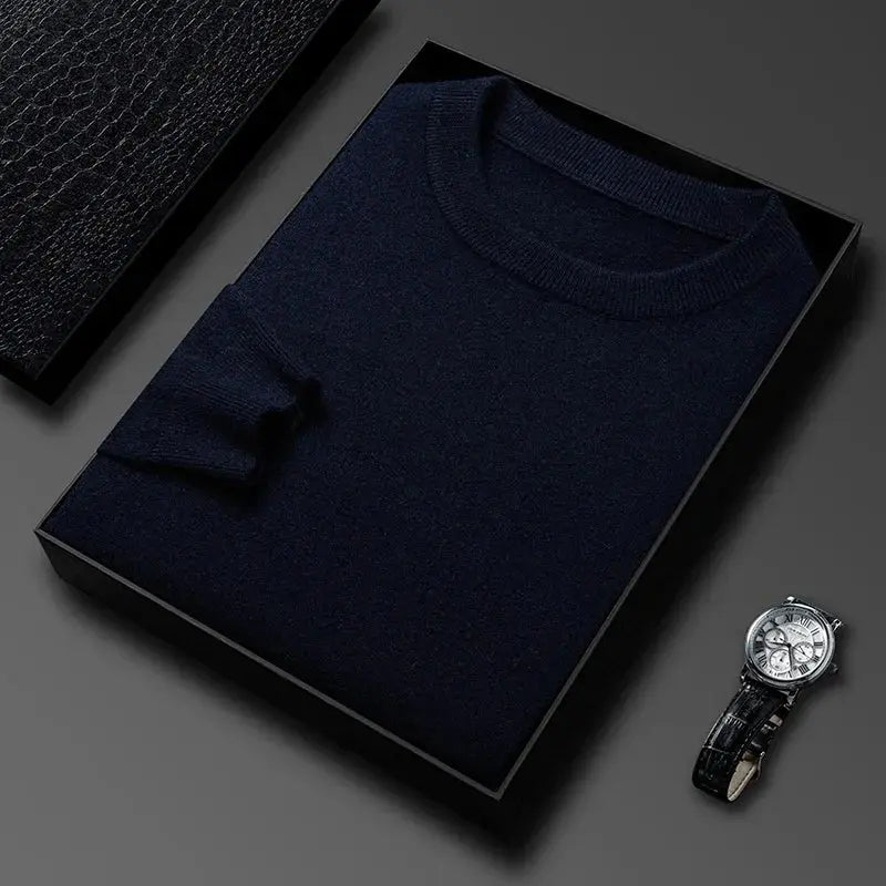 Heren Gebreide Trui met Ronde Hals Nordlyre