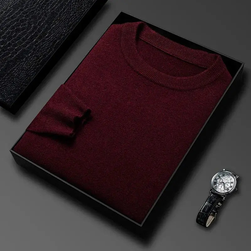 Heren Gebreide Trui met Ronde Hals Nordlyre