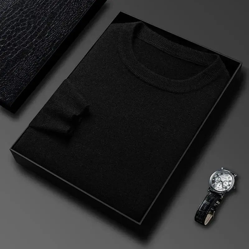 Heren Gebreide Trui met Ronde Hals Nordlyre