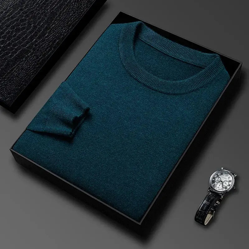 Heren Gebreide Trui met Ronde Hals Nordlyre