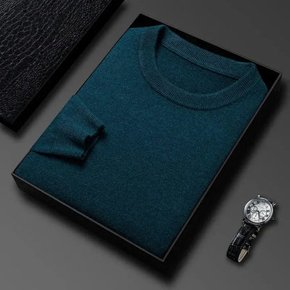 Heren Gebreide Trui met Ronde Hals Nordlyre